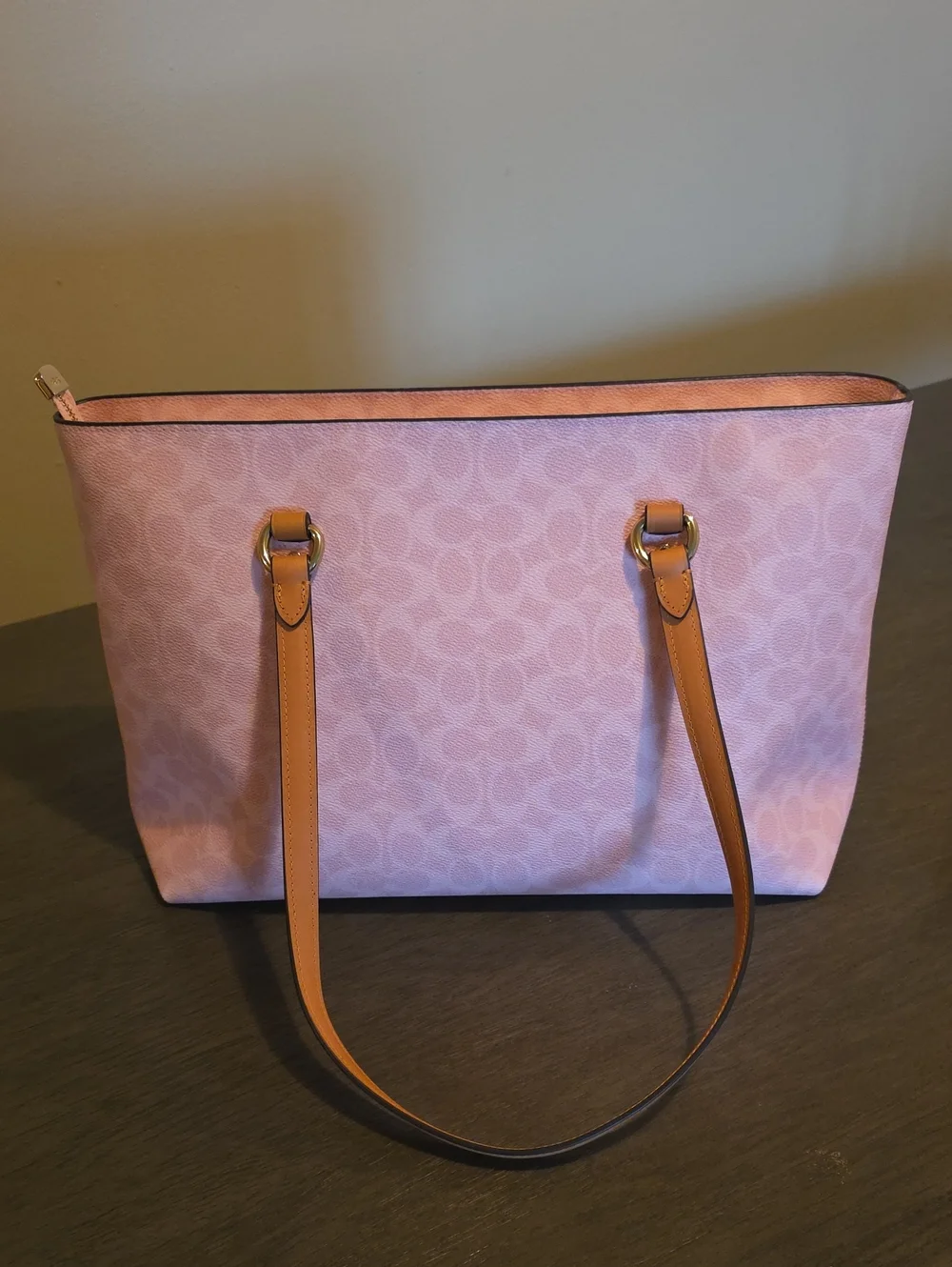 Coach Outlet Station Tote Bag In Signature Canvas. Powder Pink 2026. - Picture 5 of 12